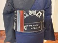 半幅帯　醤油　黒　1点物