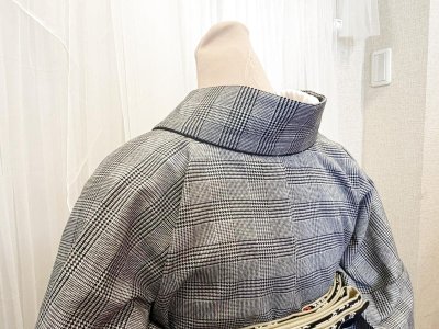 画像4: マーメードダンス＜グレンチェック＞　1点物