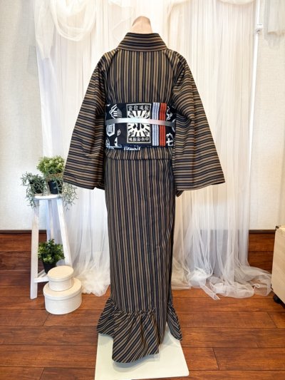 画像4: マーメードダンス＜黒ｘ黄ストライプ＞　1点物