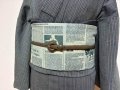 名古屋帯＜サッカー新聞＞　1点物