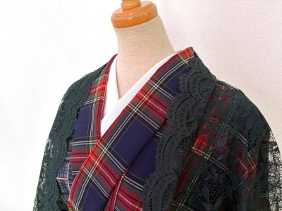 画像3: レースももんがコート＜フォレストグリーン＞　
