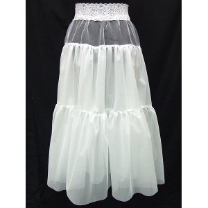 画像: ストレッチレースダブルソフトパニエ(ポリエステル）