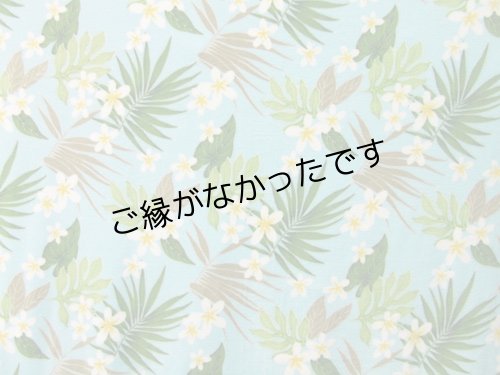 画像1: ハワイ柄フリース生地　約1ｍ一括