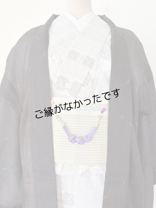 画像3: 羽織紐　紫　1点物