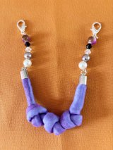 画像: 羽織紐　紫　1点物