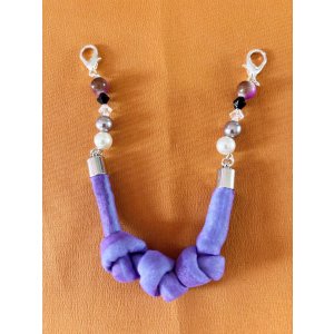 画像: 羽織紐　紫　1点物