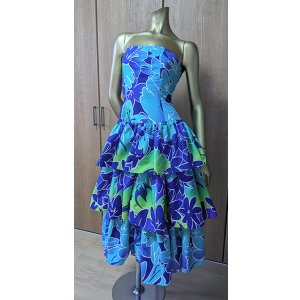 画像: ハワイ生地ドレス