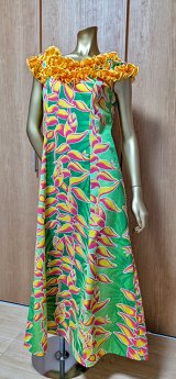 画像: ハワイ生地ドレス