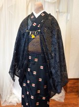 画像: レースももんがコート＜ブラック＞　