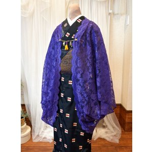 画像: レースももんがコート＜パープル＞　