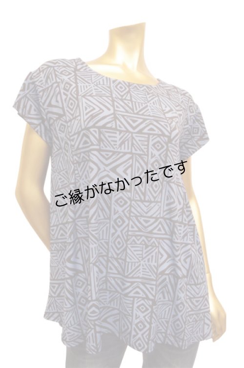 画像1: タックフレンチスリーブトップス