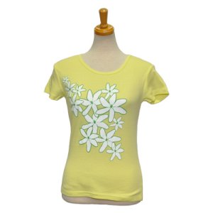 画像: Tシャツ[Plumeria yellow]