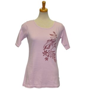 画像: Tシャツ[Leaf of Hawaii  pink]