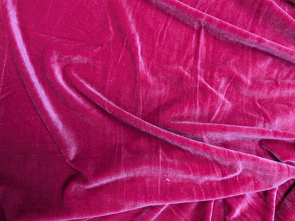 画像1: 端切れ　ベロア生地