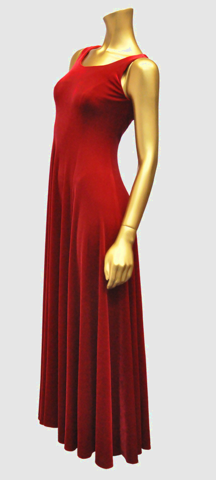 画像2: アウトレットドレス/ベロア